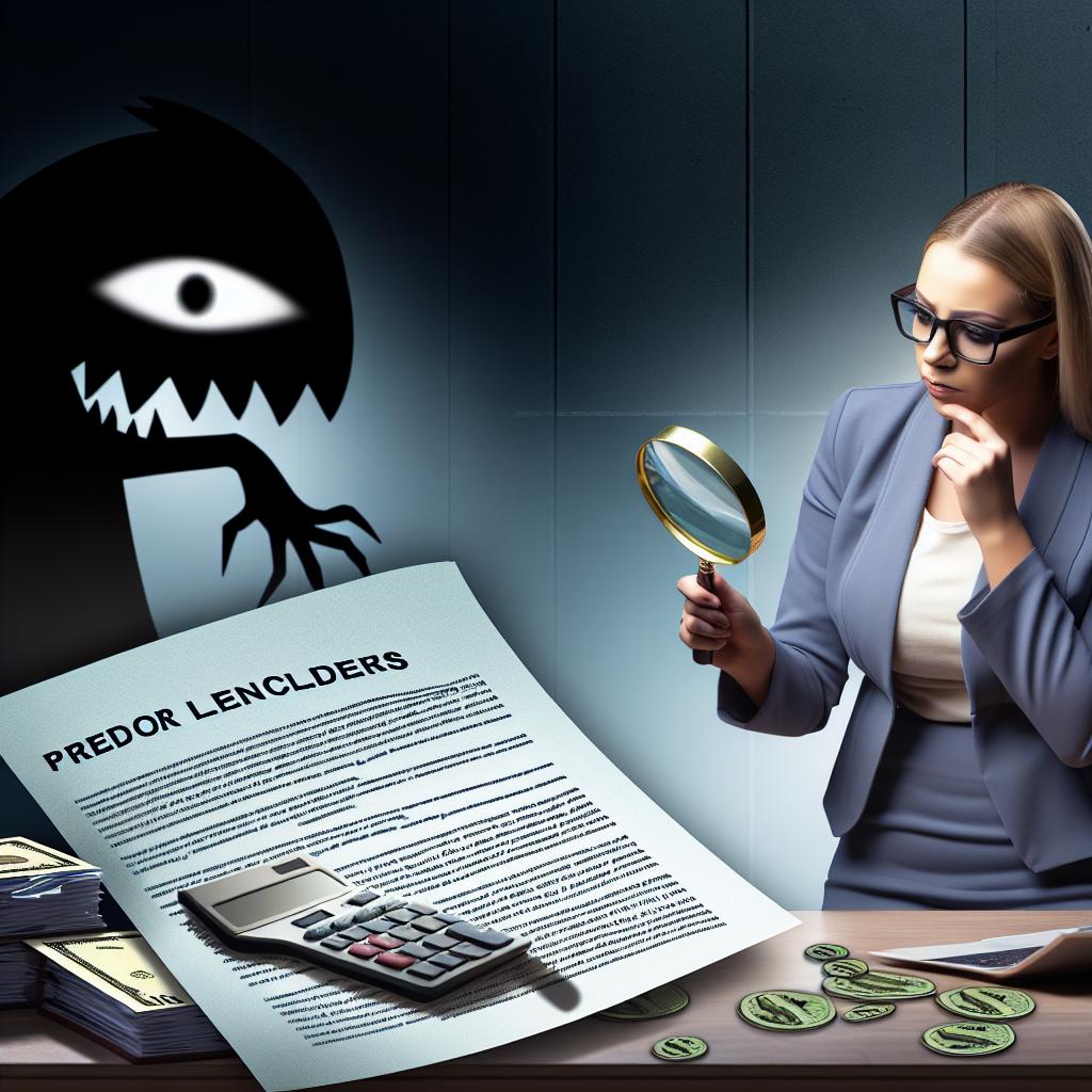 Tips for avoiding predatory lenders